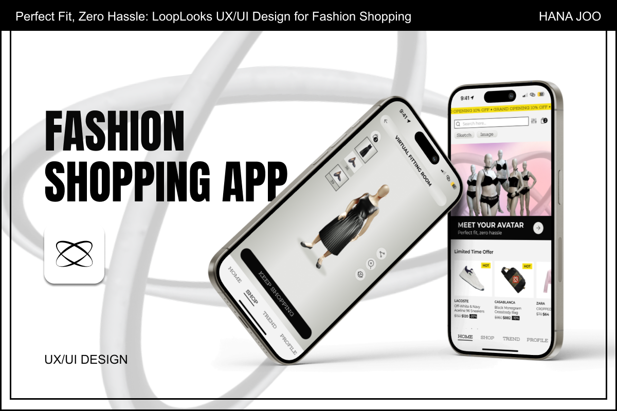 Perfect Fit, Zero Hassle: LoopLooks UX/UI Design for Fashion Shopping
