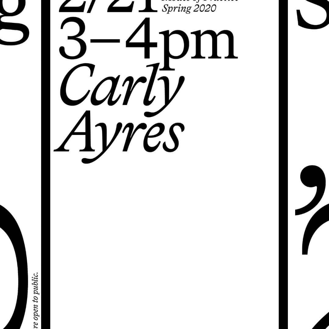 CD Lecture Series: Carly Ayres