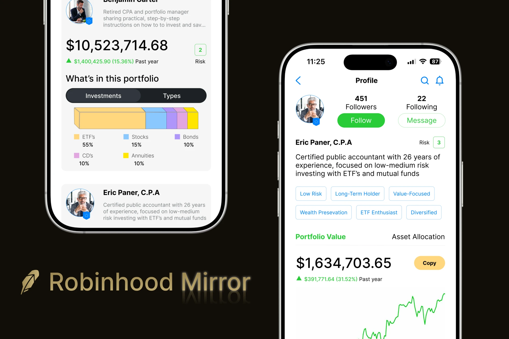 “Mirror” Extension for Robinhood